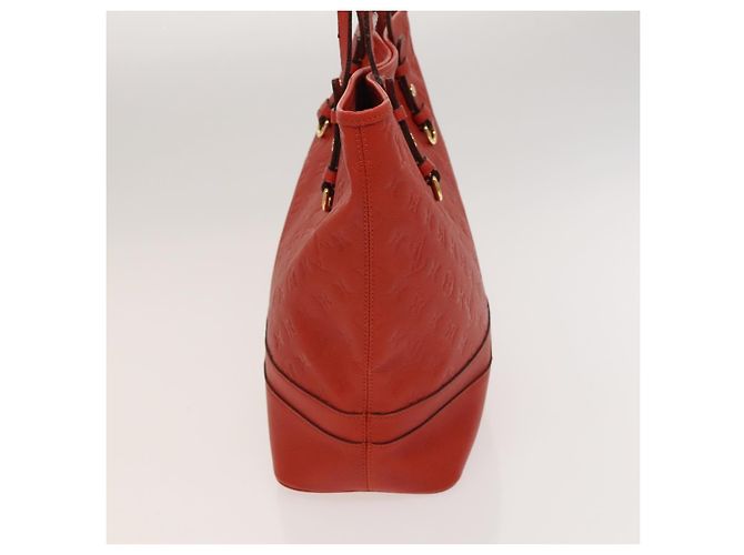LOUIS VUITTON Borsa Tote Citadines PM Monogram Empreinte Arancione M40556 Auth 120048 - vista 3
