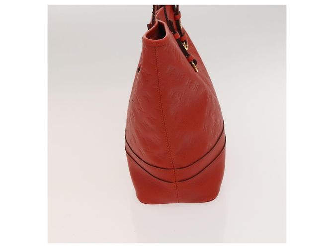 LOUIS VUITTON Borsa Tote Citadines PM Monogram Empreinte Arancione M40556 Auth 120048 - vista 4