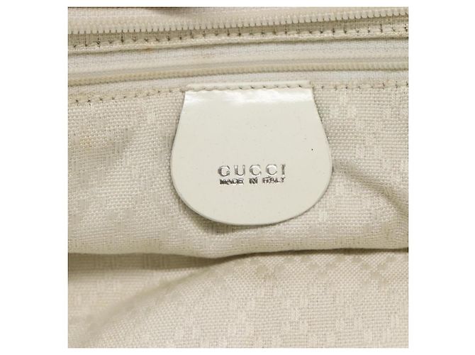 GUCCI Schultertasche Nylon Weiß 002 123 0456 Auth bs24524 - Ansicht 17