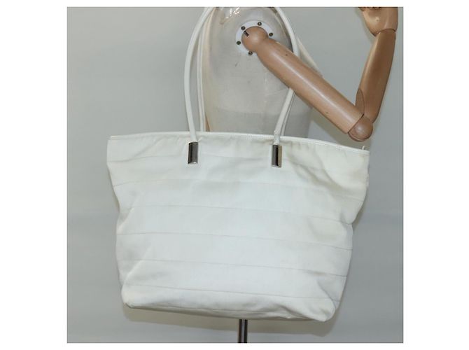 GUCCI Schultertasche Nylon Weiß 002 123 0456 Auth bs24524 - Ansicht 21