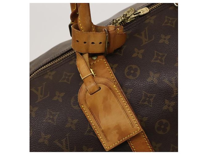 LOUIS VUITTON Monogram Keepall 60 Borsa Boston M41422 LV Auth 120206 Monogramma - vista 10
