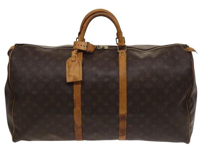 LOUIS VUITTON Monogram Keepall 60 Borsa Boston M41422 LV Auth 120206 Monogramma - vista 13