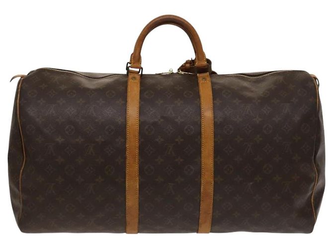 LOUIS VUITTON Monogram Keepall 60 Borsa Boston M41422 LV Auth 120206 Monogramma - vista 2