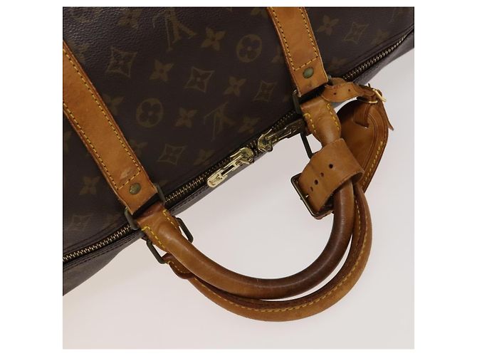 LOUIS VUITTON Monogram Keepall 60 Borsa Boston M41422 LV Auth 120206 Monogramma - vista 7