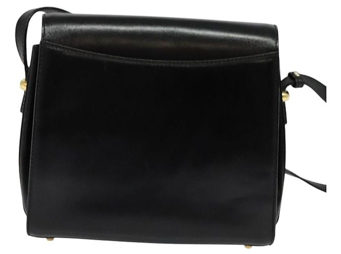 BALLY Borsa a Spalla in Pelle Nera e Oro Auth bs24565 Nero D'oro - vista 2