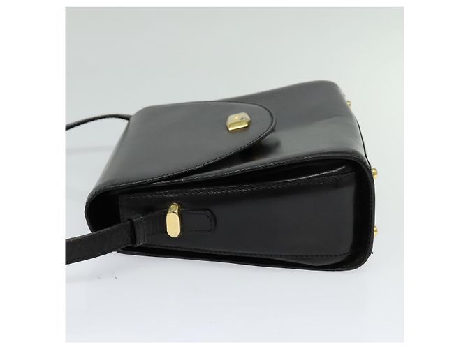 BALLY Borsa a Spalla in Pelle Nera e Oro Auth bs24565 Nero D'oro - vista 3