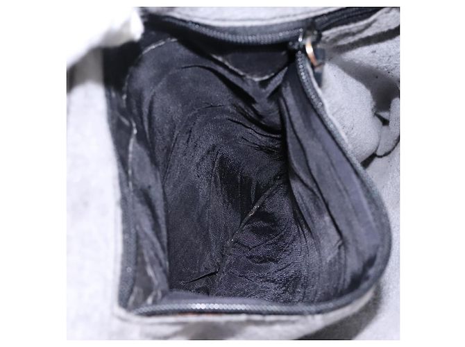 Borsa a mano GUCCI in suede 2 vie nera argento Auth ti2978 Nero - vista 24