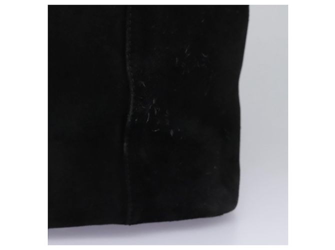 Borsa a mano GUCCI in suede 2 vie nera argento Auth ti2978 Nero - vista 5