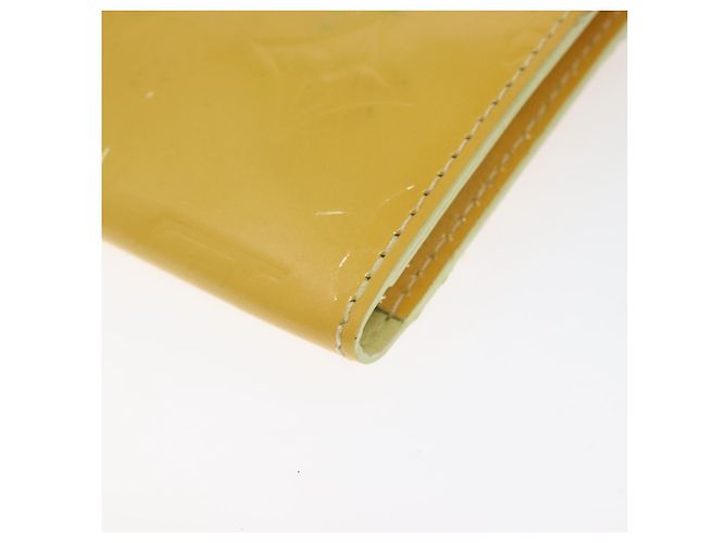 LOUIS VUITTON Pochette Kenmare Monogram Vernis Gialla M91060 LV Auth ti2982 Giallo - vista 15