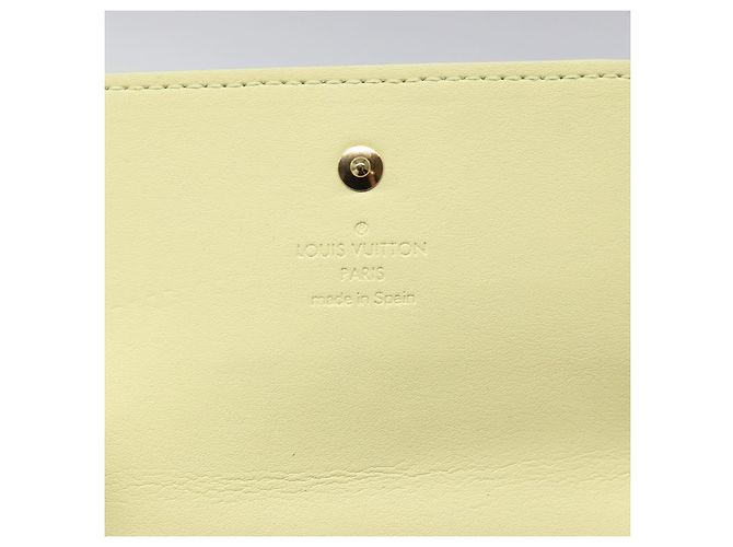 LOUIS VUITTON Pochette Kenmare Monogram Vernis Gialla M91060 LV Auth ti2982 Giallo - vista 18