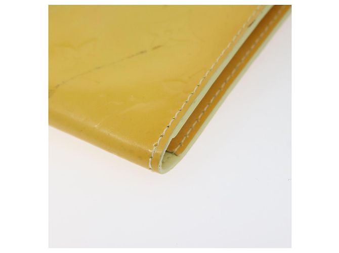 LOUIS VUITTON Pochette Kenmare Monogram Vernis Gialla M91060 LV Auth ti2982 Giallo - vista 9