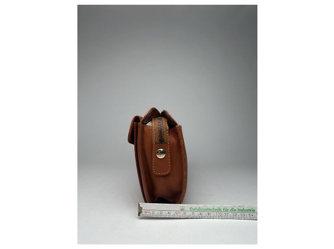 Triomphe Céline Vintage Celine Paris Leder-Clutch braun - Ansicht 11