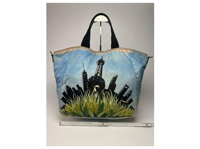 Vintage Prada Mehrfarbige Tasche Mehrfarben - Ansicht 12