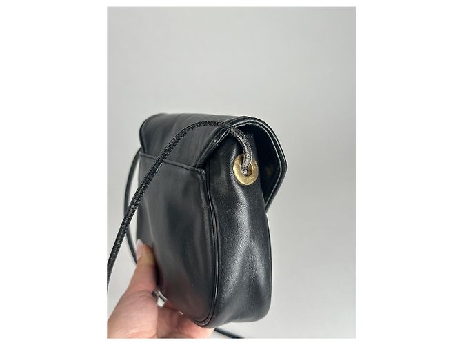 Vintage Givenchy 4G Ledertasche schwarz - Ansicht 12