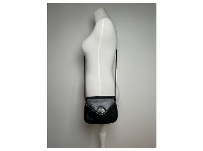 Vintage Givenchy 4G Ledertasche schwarz - Ansicht 3