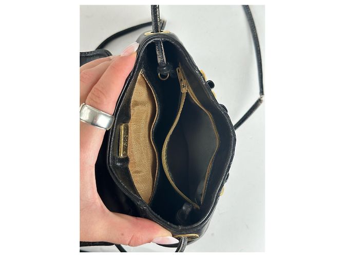 Vintage Givenchy 4G Ledertasche schwarz - Ansicht 6