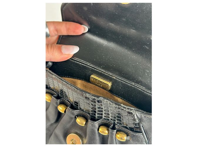 Vintage Givenchy 4G Ledertasche schwarz - Ansicht 7