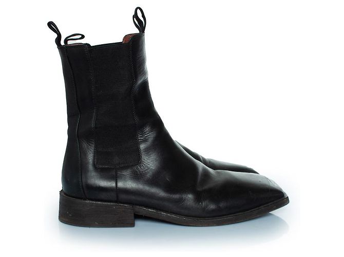 Marsèll Marsell, stivali Chelsea in pelle nera Nero - vista 4