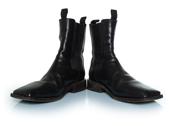 Marsèll Marsell, stivali Chelsea in pelle nera Nero - vista 6