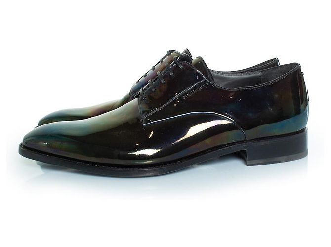 Givenchy, derby de couro iridescente - vista 2