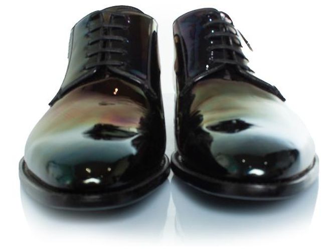 Givenchy, derby de couro iridescente - vista 5