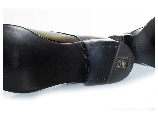 Givenchy, derby de couro iridescente - vista 9