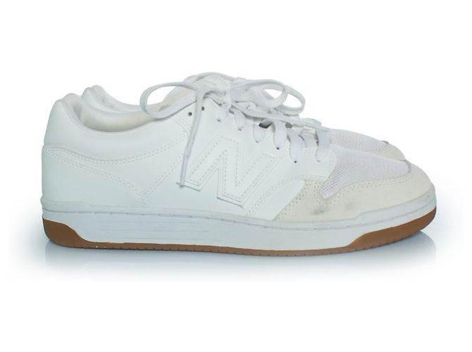 New Balance, tênis 480 em branco - vista 4