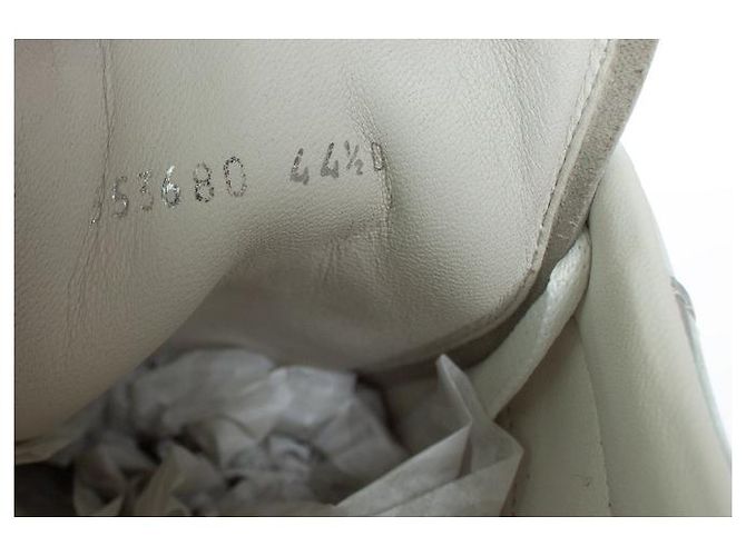 Alexander McQueen, tênis oversized Larry Prata Branco - vista 8