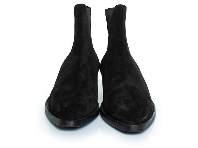 Botas Chelsea de ante Dakota Saint Laurent, París Negro - vista 3