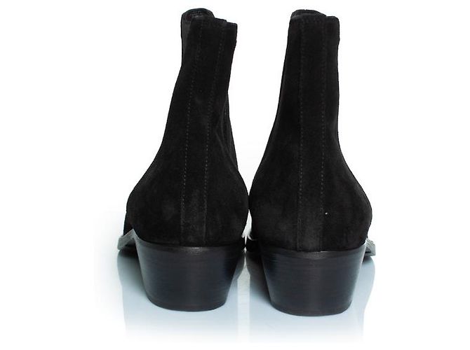 Botas Chelsea de ante Dakota Saint Laurent, París Negro - vista 4