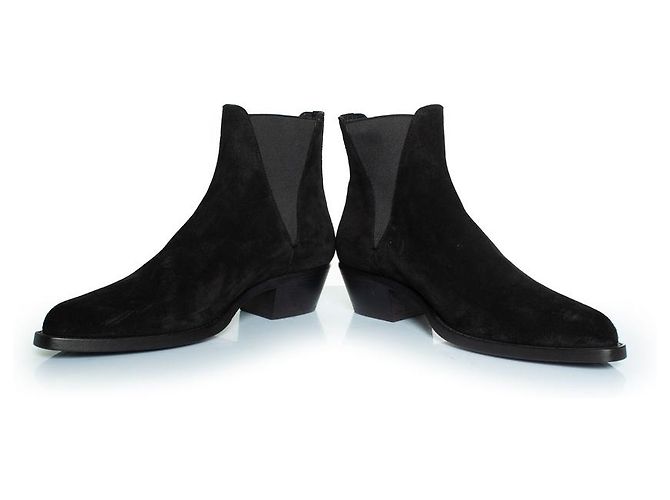 Botas Chelsea de ante Dakota Saint Laurent, París Negro - vista 6