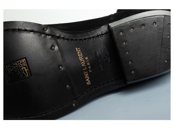 Botas Chelsea de ante Dakota Saint Laurent, París Negro - vista 8
