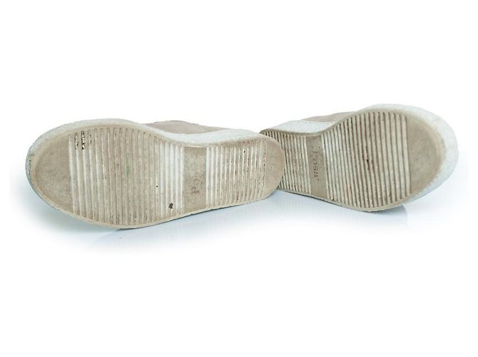 Autre Marque Posa, stivali Chelsea alti in suede grigio - vista 7