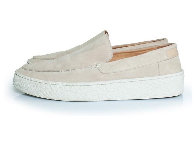 Autre Marque Posa, mocassino in suede beige - vista 2