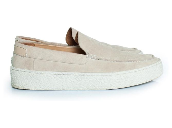Autre Marque Posa, mocassino in suede beige - vista 4