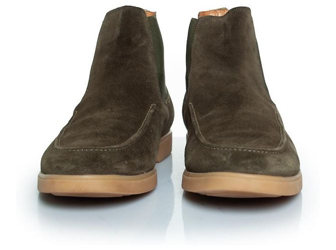 Autre Marque Aurelien, botas Chelsea City en verde - vista 3