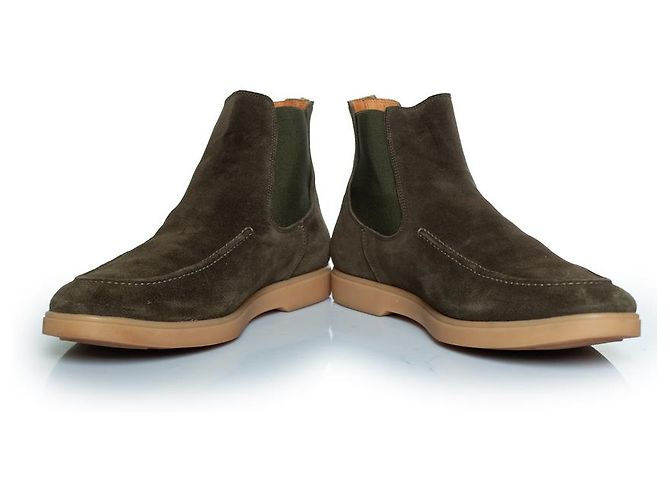 Autre Marque Aurelien, botas Chelsea City en verde - vista 5