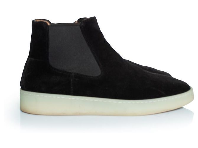 Autre Marque Aurelien, stivali Chelsea in suede urbano nero - vista 4