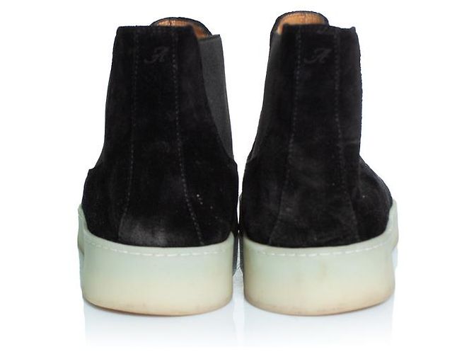 Autre Marque Aurelien, stivali Chelsea in suede urbano nero - vista 5
