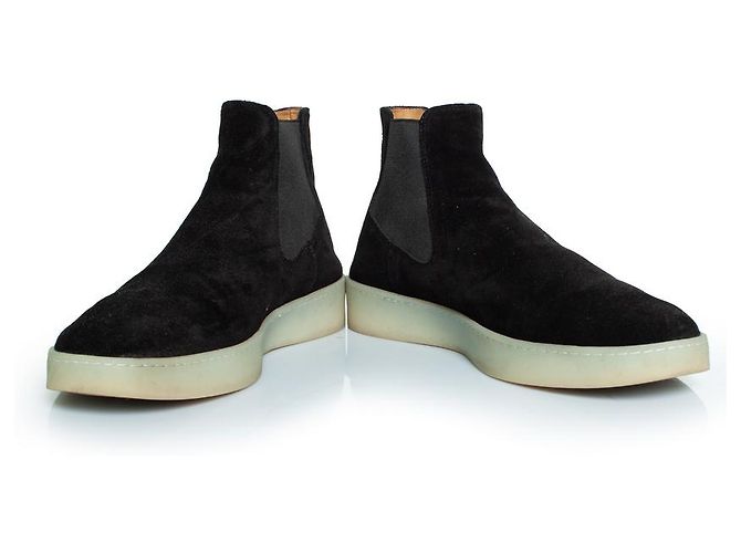 Autre Marque Aurelien, stivali Chelsea in suede urbano nero - vista 6