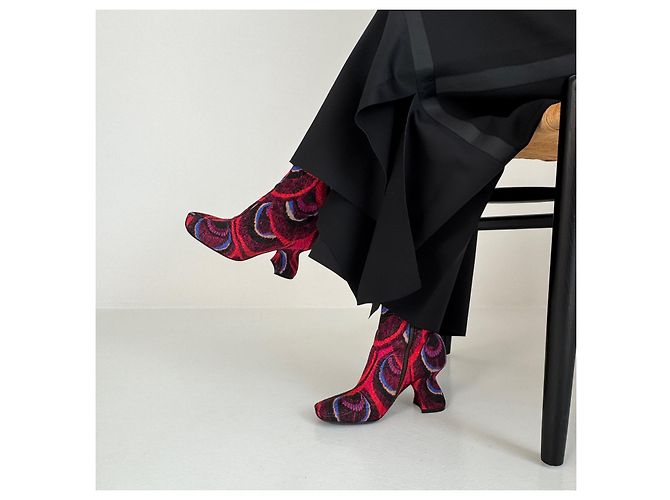Botines de jacquard Dries Van Noten Multicolor - vista 2