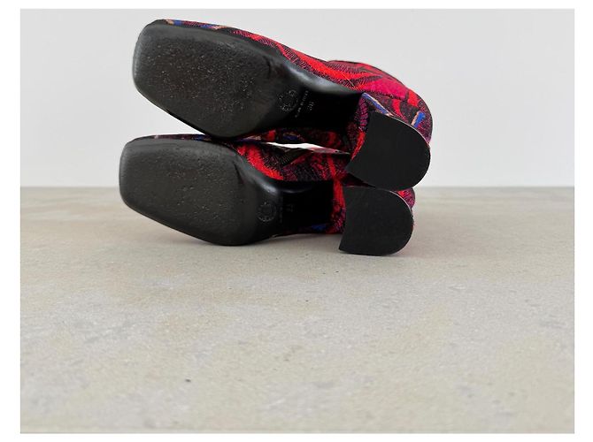 Botines de jacquard Dries Van Noten Multicolor - vista 6