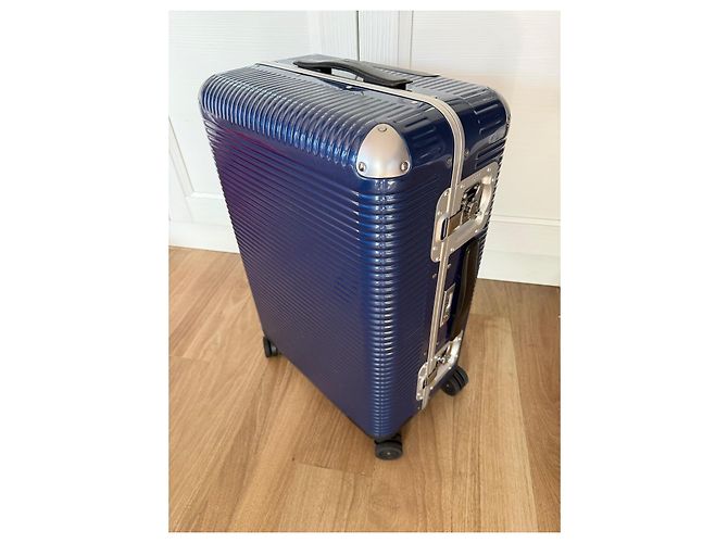 Autre Marque Valigia FPM MILANO Bank Light Spinner 60cm Blu - vista 4