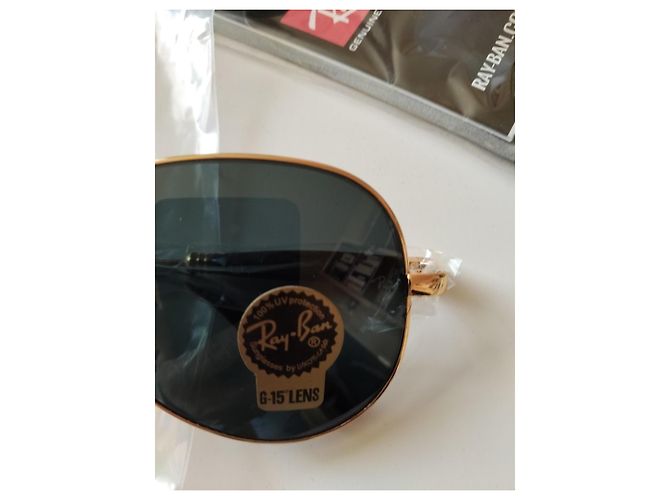 Occhiali da sole Ray-Ban Aviator 2 Oro Verde Scuro - vista 3