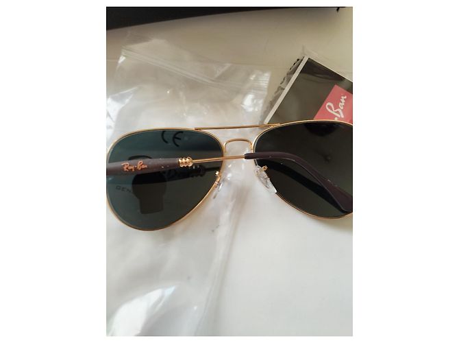 Occhiali da sole Ray-Ban Aviator 2 Oro Verde Scuro - vista 4