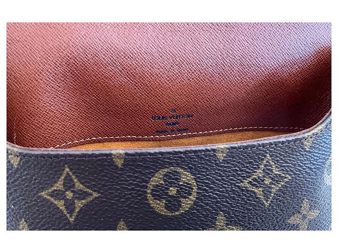 Borsa a mano Louis Vuitton Salsa Marrone Pelle e Tela Marrone chiaro - vista 11