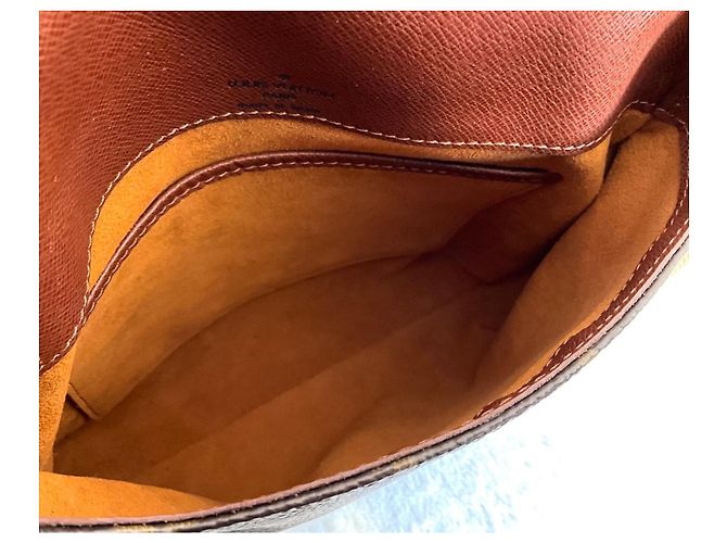 Borsa a mano Louis Vuitton Salsa Marrone Pelle e Tela Marrone chiaro - vista 6