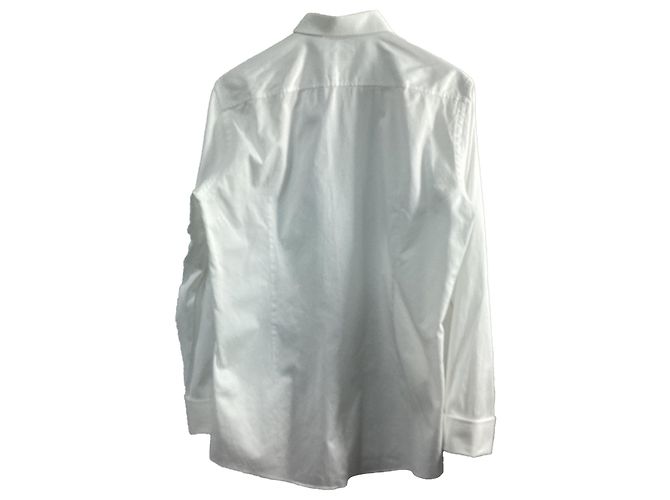 Camicia Slim Fit Boss Hugo Boss in cotone bianco Crudo - vista 3