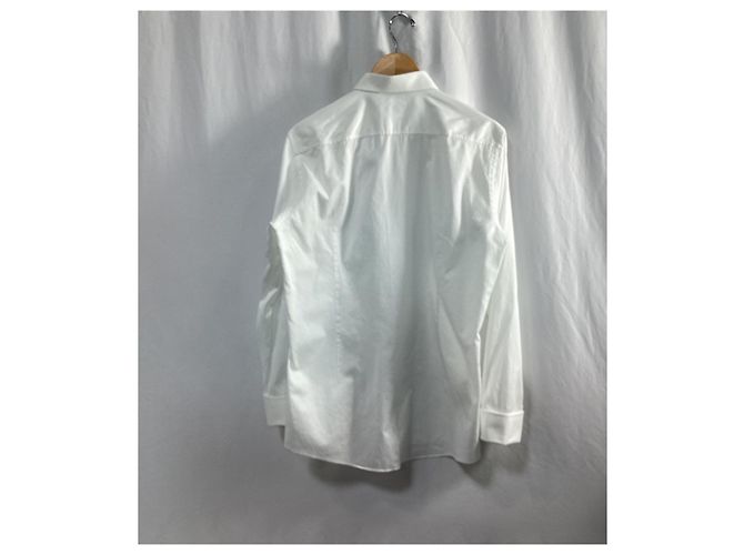 Camicia Slim Fit Boss Hugo Boss in cotone bianco Crudo - vista 9