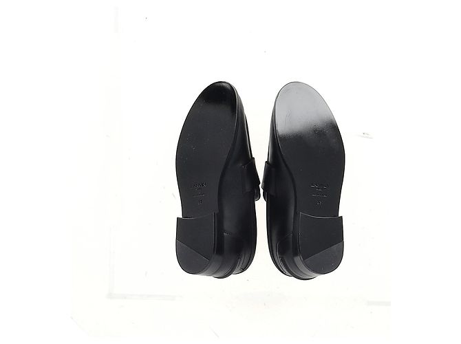 Mocassini Slip on Lanvin in pelle nera - vista 12